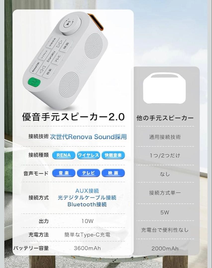 ◆新品◆　手元スピーカー テレビ用 2025 ゼロ遅延版 3in1　優音