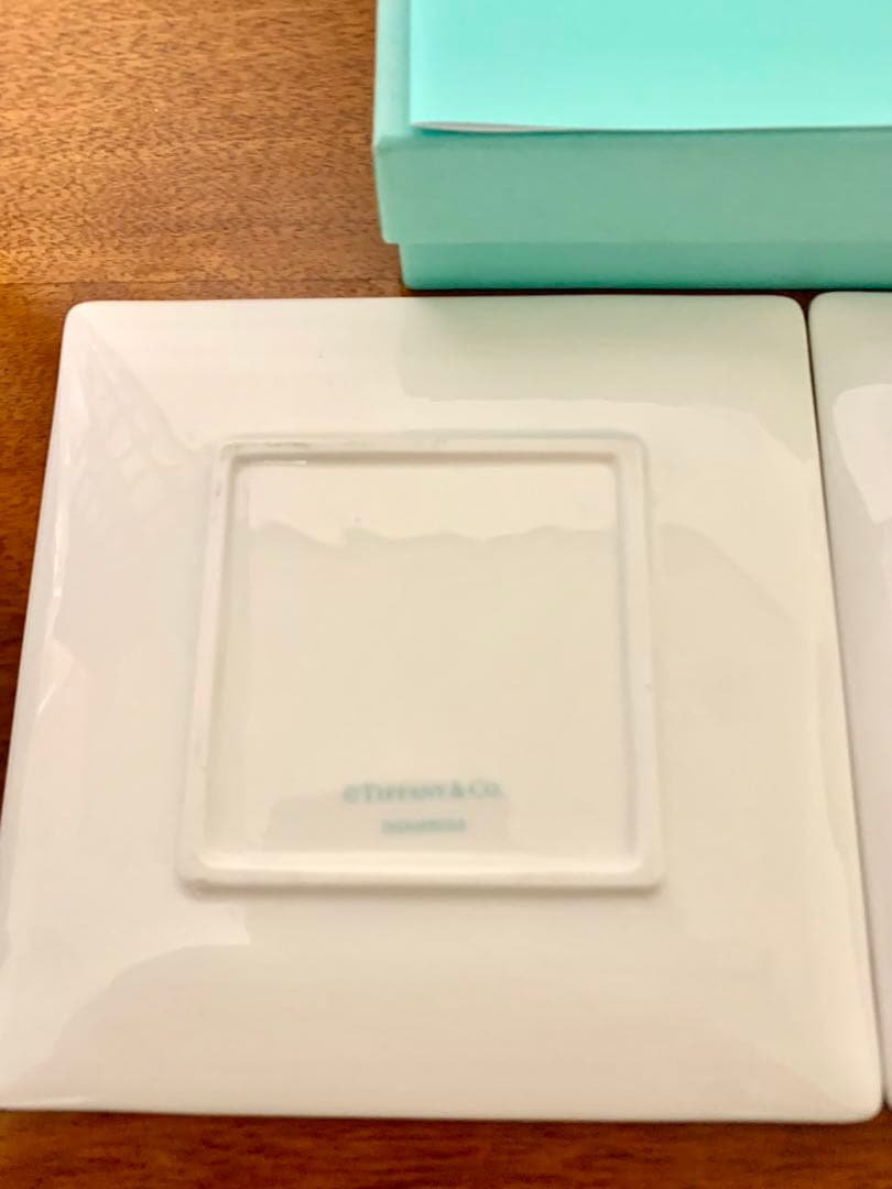 Tiffany & Co. リボンデザイン皿 2枚セット