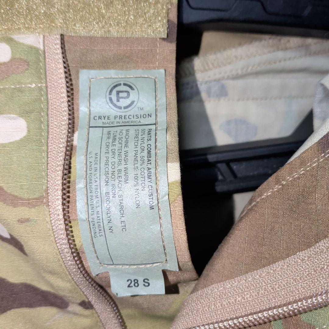 実物 crye precision G2 ACコンバットシャツ　パンツ　XS