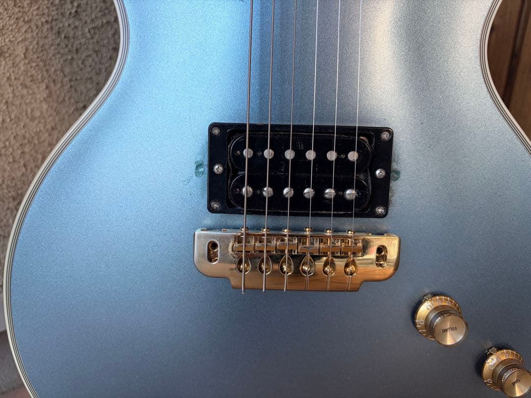 【極太ネック】Epiphone LesPaulCustomペルハムブルーJJN改