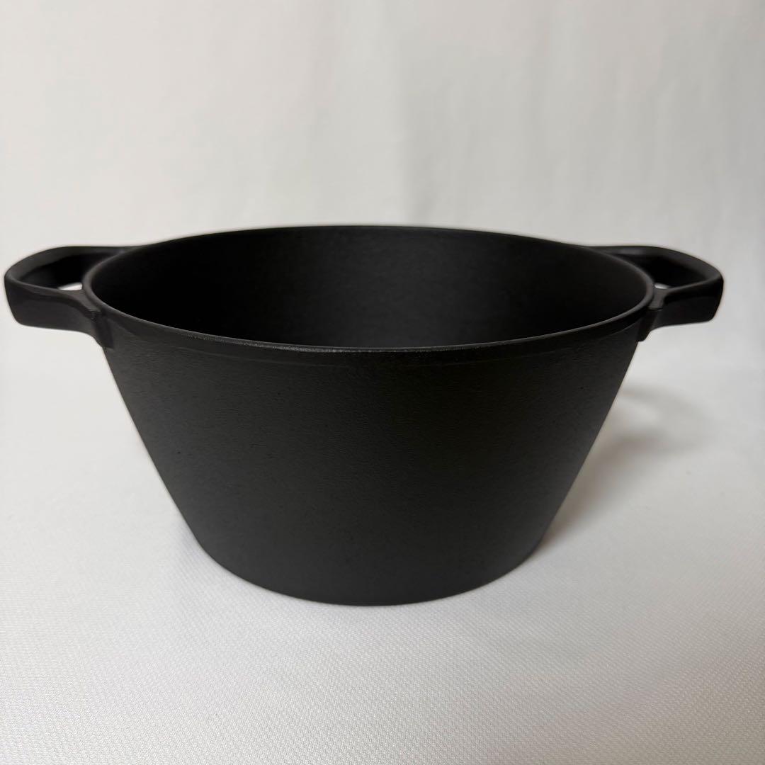 【新品・未使用】OIGEN 南部鉄鍋 クックトップ丸深型24㎝〔15,800円〕