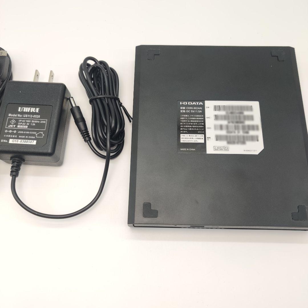 【動作確認済】CDレコ Wi-Fi CDRI-W24AI 付属品有