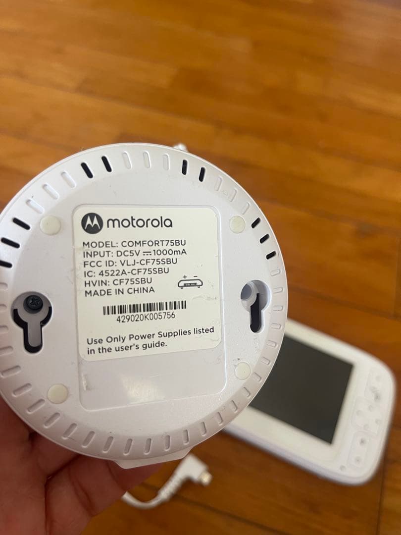 Motorola Comfort75PU ベビーモニター