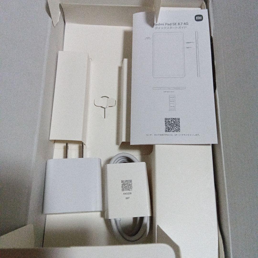未使用 タブレット Xiaomi Redmi Pad SE 8.7 4Gセルラー