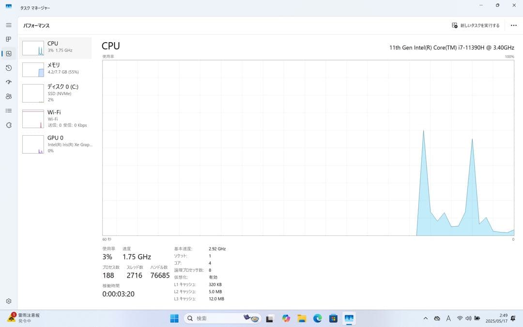 【期間限定】 Inspiron 13 5310 i7 SSD 1TB 8GB