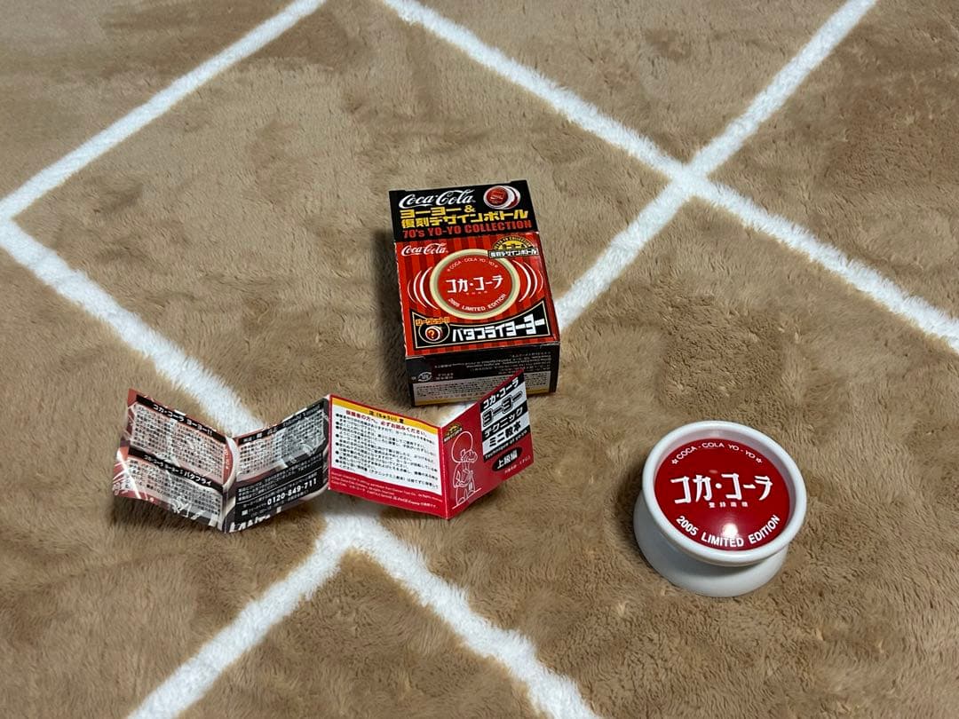 【当時物】コカ・コーラ ラッセルヨーヨー 6点セット 箱付き・ケース入り有