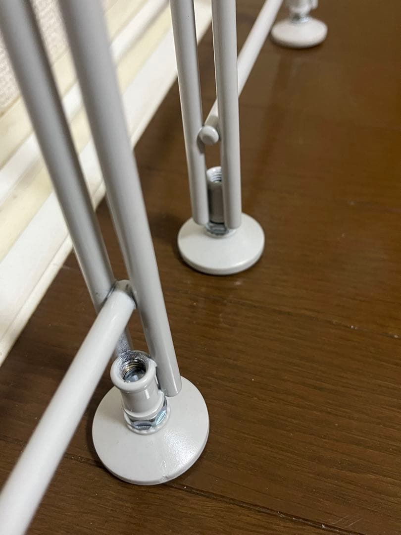 新品→無印良品/スチールユニットシェルフ/グレー/58×25×120/木製棚×5