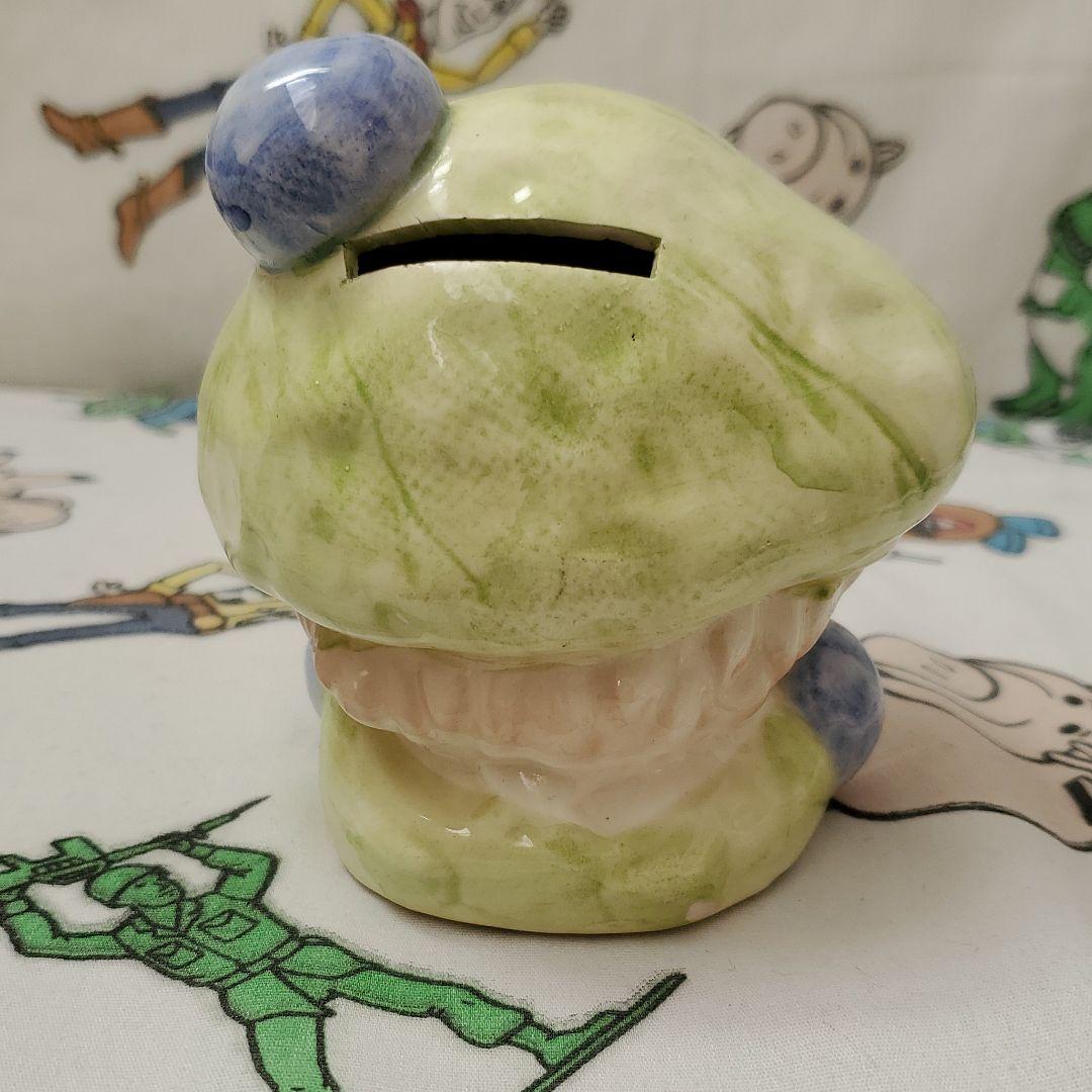 昭和レトロ ファンシー貯金箱 陶器置物