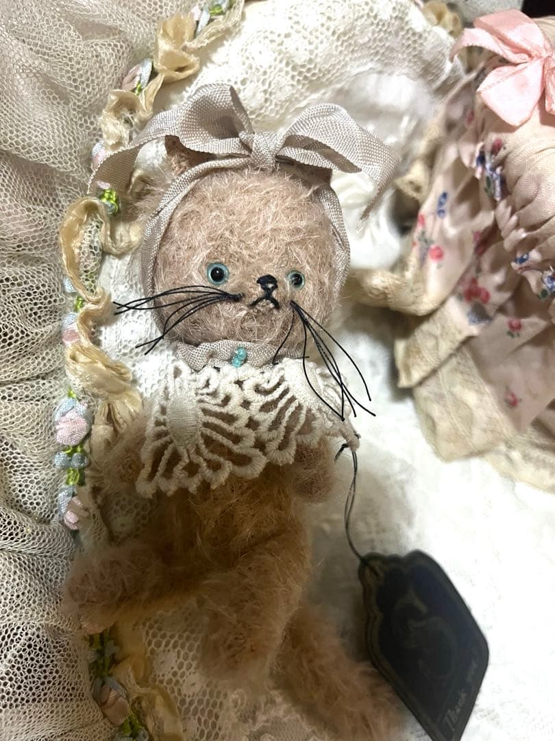 最終出品　人気作家様　ぬいぐるみ　ピンク　猫　ネコ　人形　ドール
