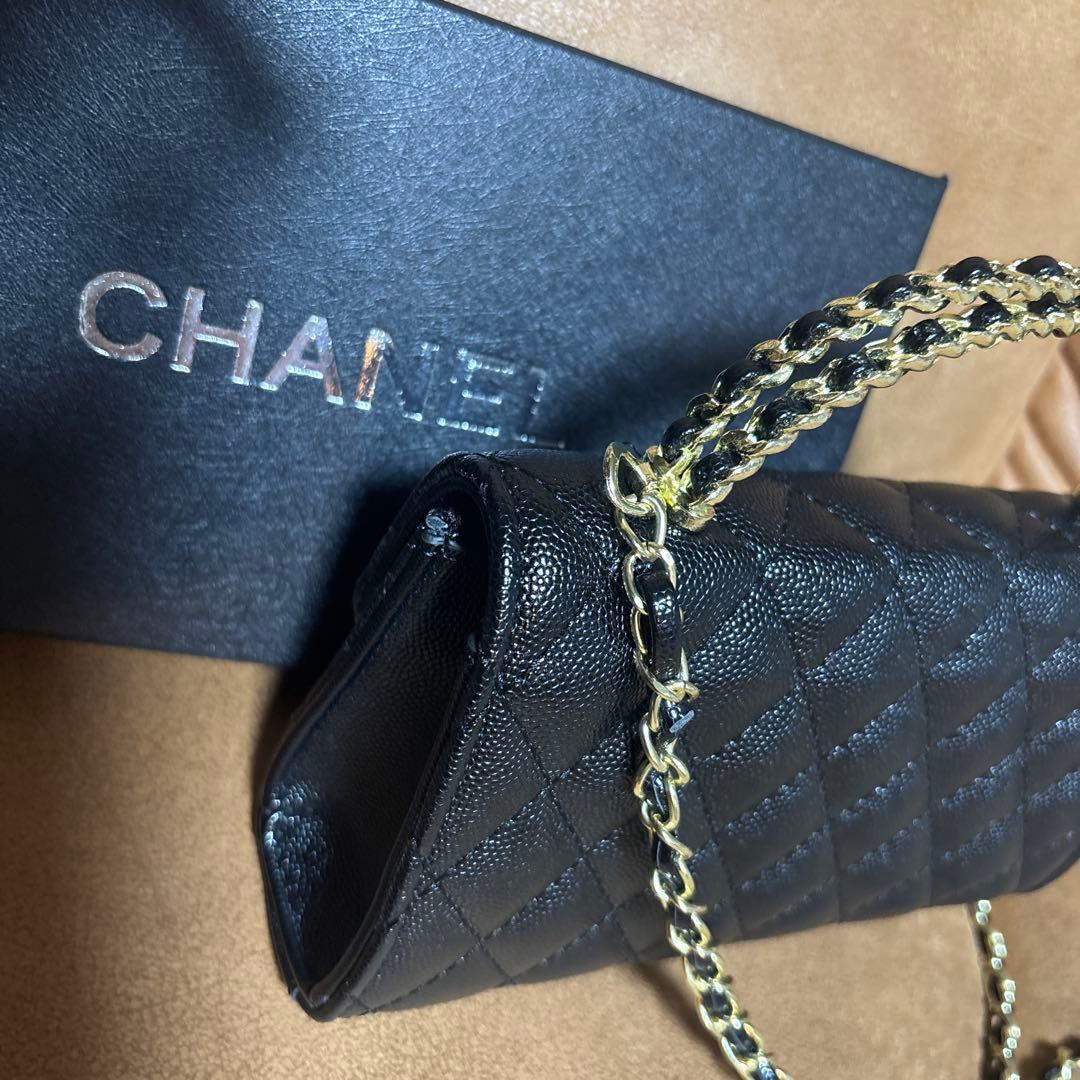 CHANEL 黒 キルティングバッグ ノベルティ