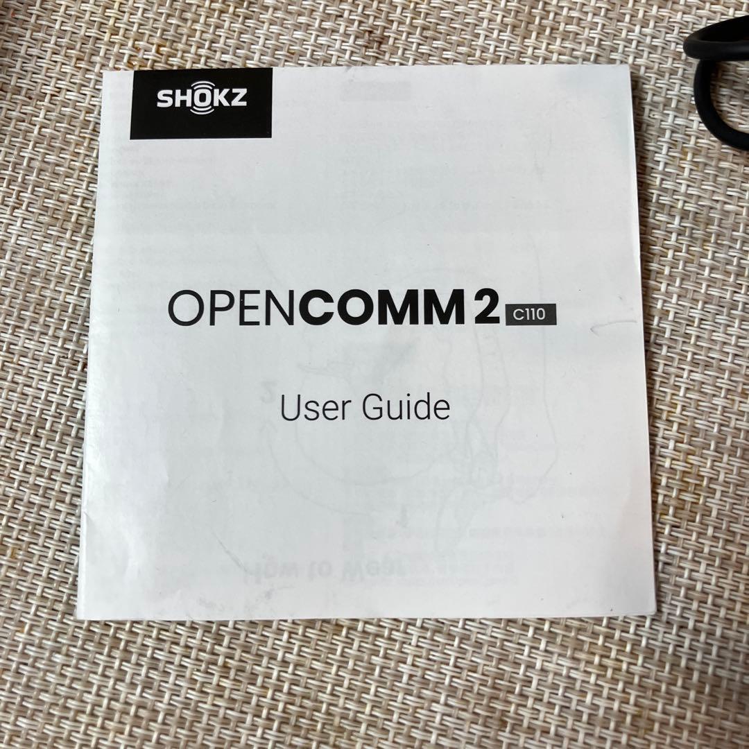 SHOKZ OPENCOMM2 骨伝導イヤホン