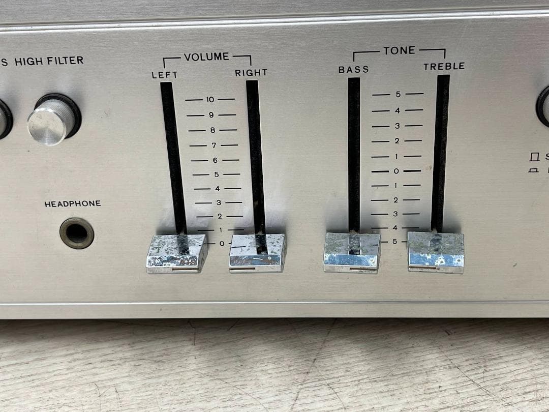 当時物 ソニー プリメインアンプ TA-1055A 動作確認済 取説 音響機器