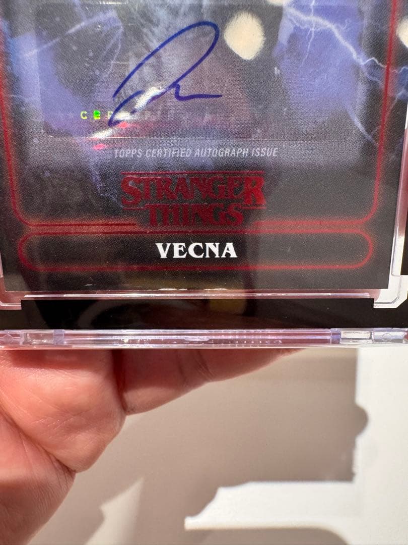 【世界50枚限定 】Stranger Things VECNA 直筆サインカード