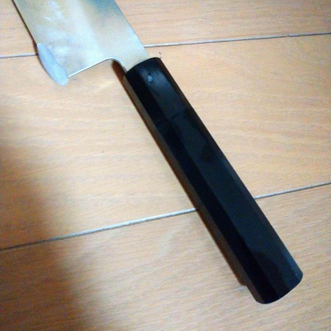 あずちち 切付型牛刀 7寸（刃渡り210mm）和牛刀 両刃包丁 梵静 職人