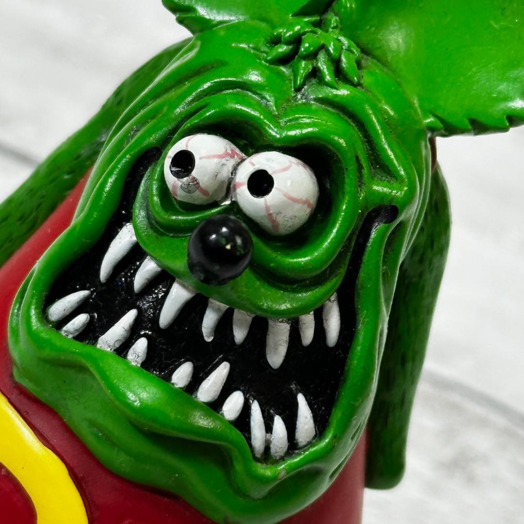 【傷有】ムーンアイズ Rat Fink ラットフィンク ボビングヘッドフィギア