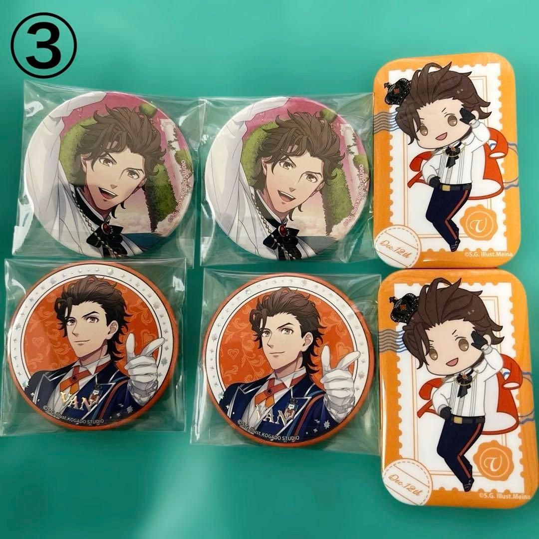 【ヴァン】うたプリWL ワンダーランド 缶バッジ ジュエリー 15th マルイ