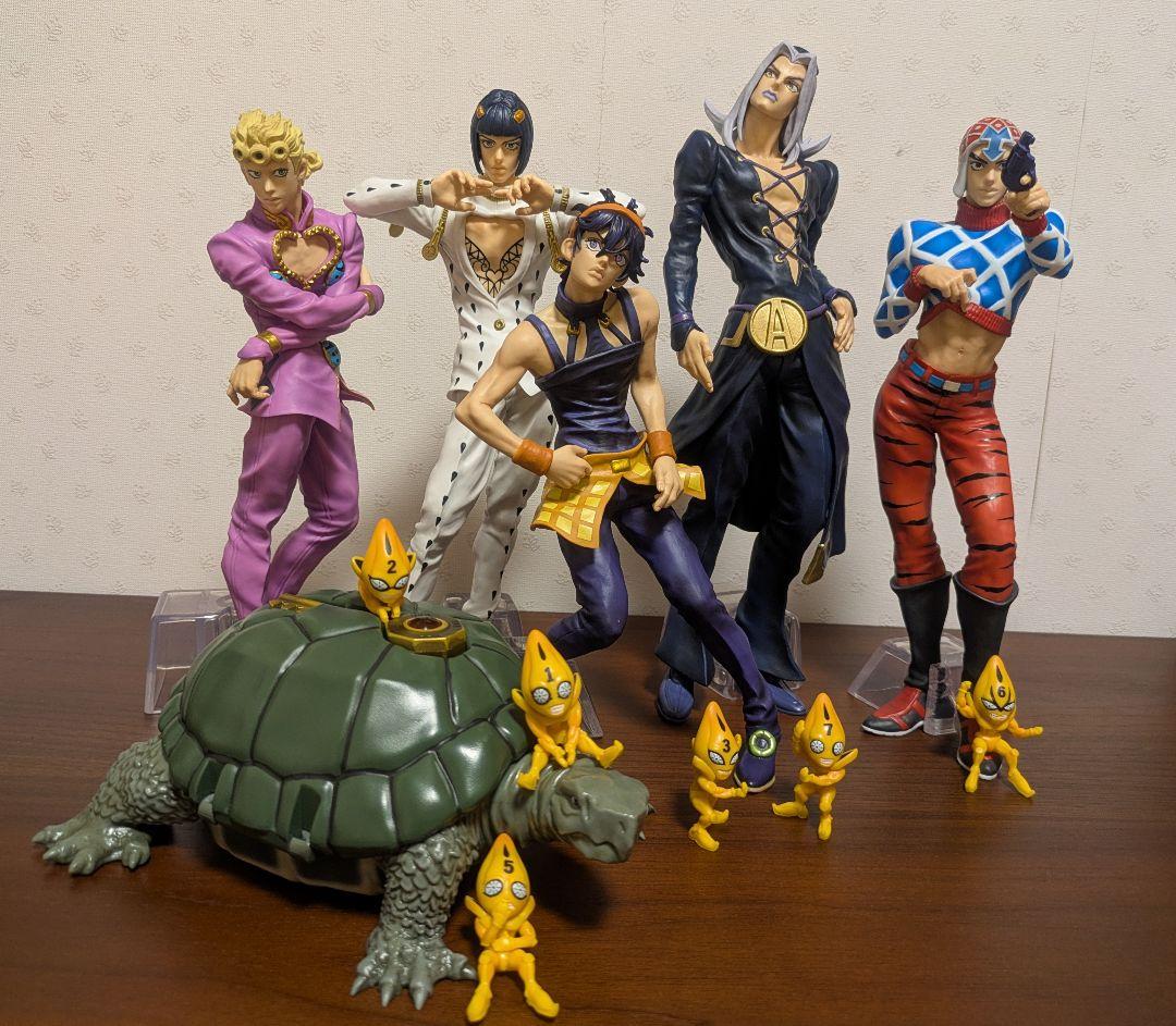 ジョジョの奇妙な冒険　一番くじ　第5部　黄金の風　フィギュアセット