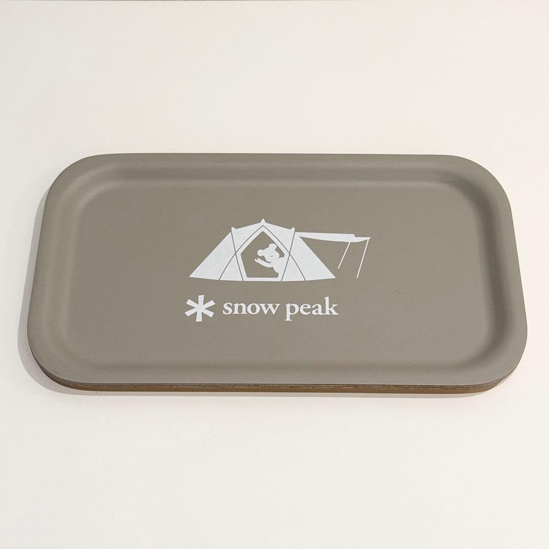 【限定品】スノーピーク　メディコムトイ　ベアブリック　ウッドトレー