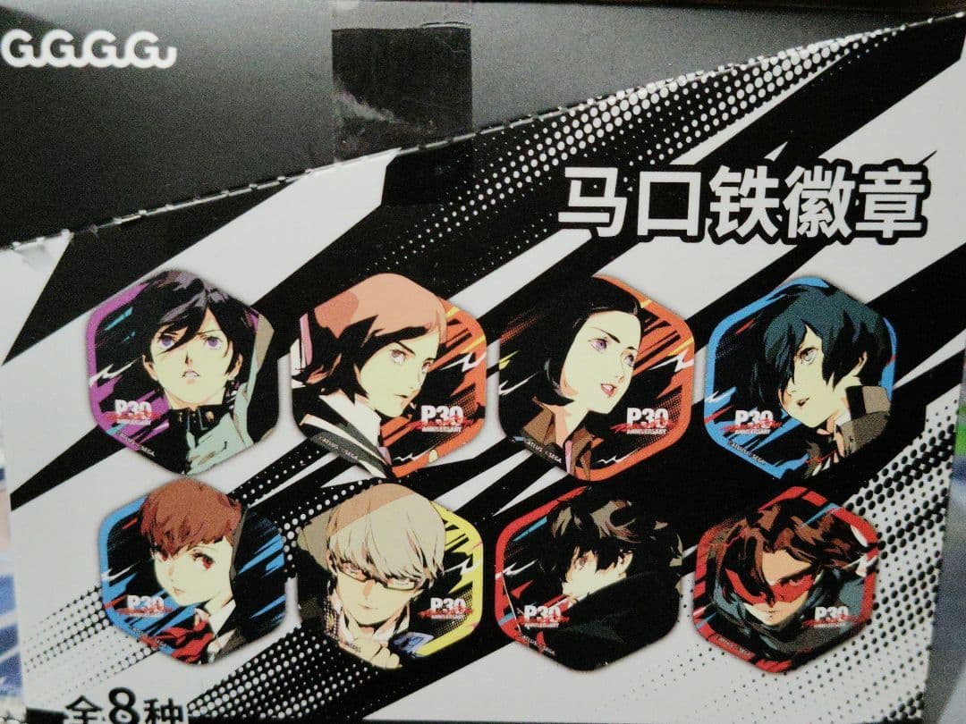 ペルソナ30th　全種類1BOX　缶バッジ8点　上海セガストアー限定
