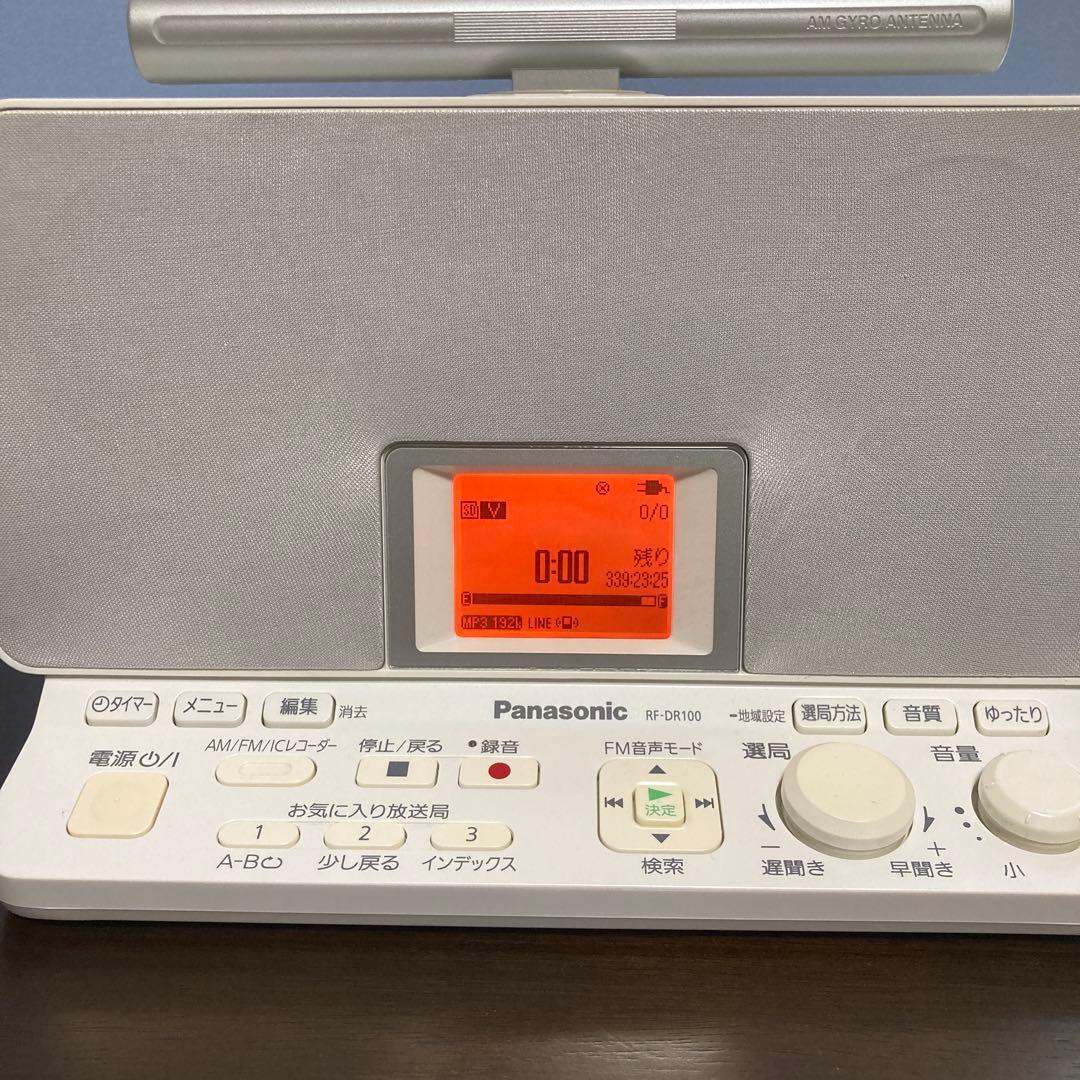 Panasonic ラジオレコーダー RF-DR100 動作確認済