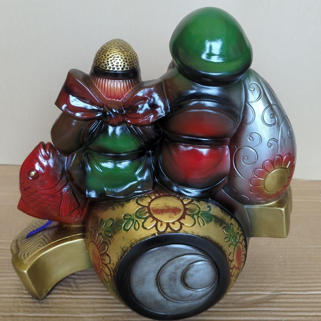 七福神の置物　恵比寿天と大黒天