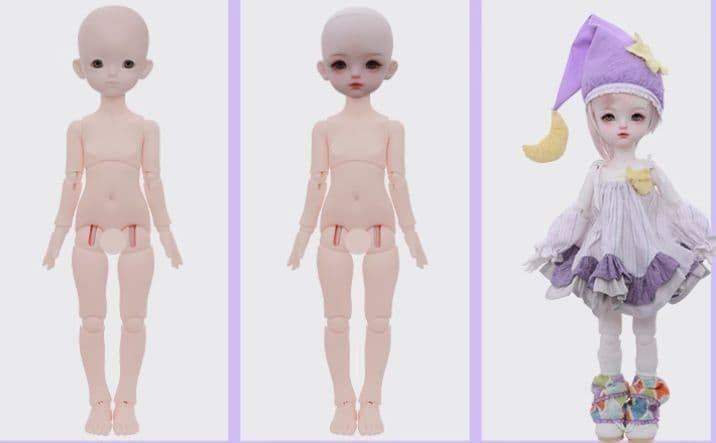 AX118 BJD 1/6 ドール本体 Dicky 球体関節人形 ハンドメイド