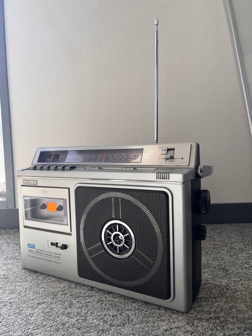 SONY CFM-32 FM/AM カセットレコーダー