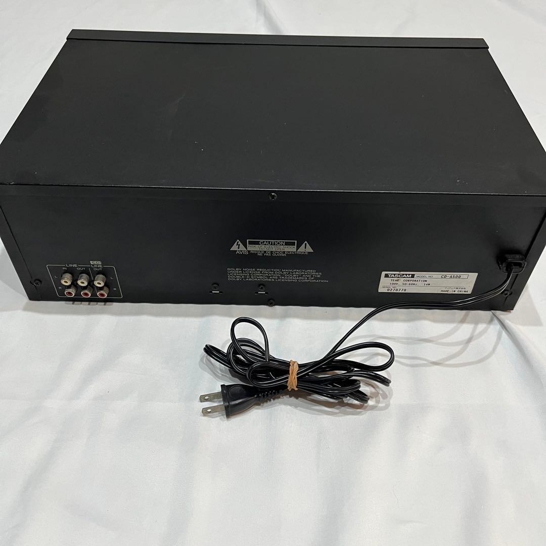 TASCAM CD-A500 CDプレーヤー・カセットデッキ