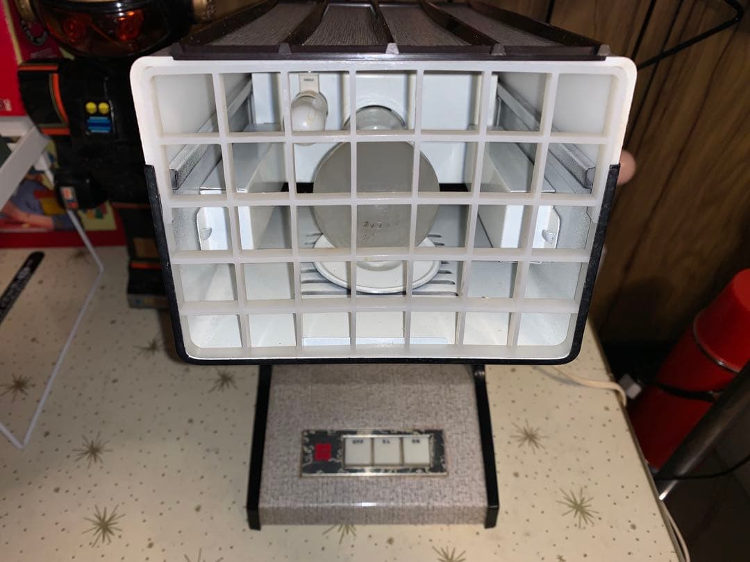 昭和レトロ　動作品　ナショナル　ナイトランプ　完品　ミッドセンチュリー