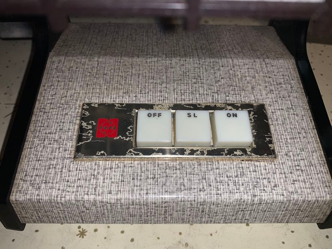 昭和レトロ　動作品　ナショナル　ナイトランプ　完品　ミッドセンチュリー