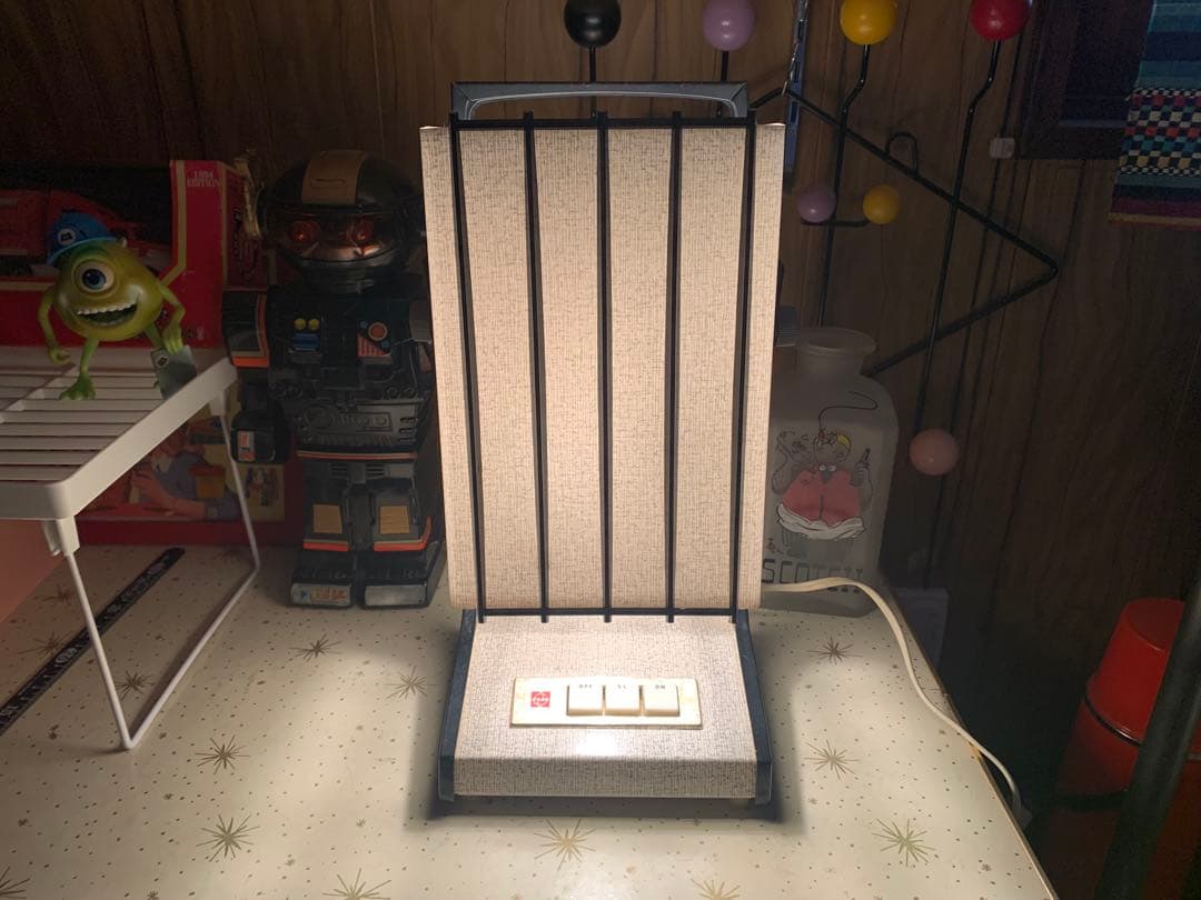 昭和レトロ　動作品　ナショナル　ナイトランプ　完品　ミッドセンチュリー