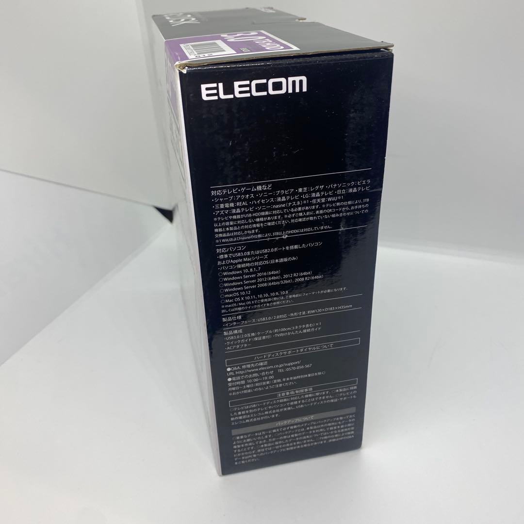 エレコム 外付けハードディスク 3.0TB ELD-XED030UBK
