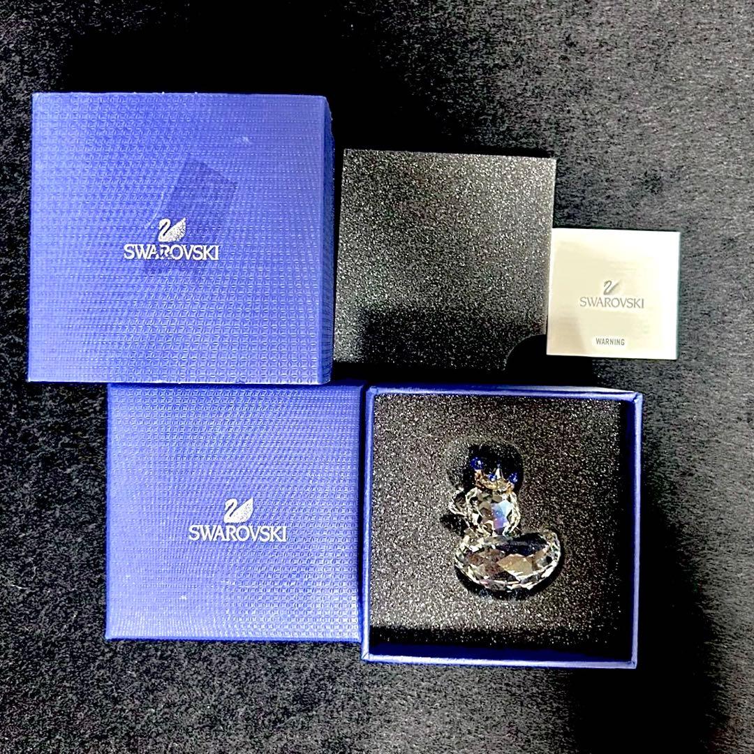 【極美品】SWAROVSKI スワロフスキー ハッピーダック プリンス 王子