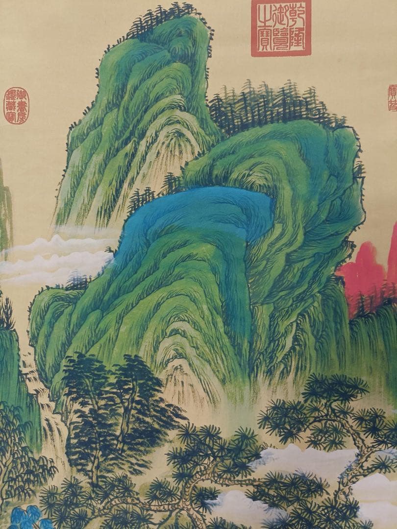 【仇英】杜少陵诗意图 中国画 掛け軸 水墨画 和室 玄関 茶室 壁掛け 美術品