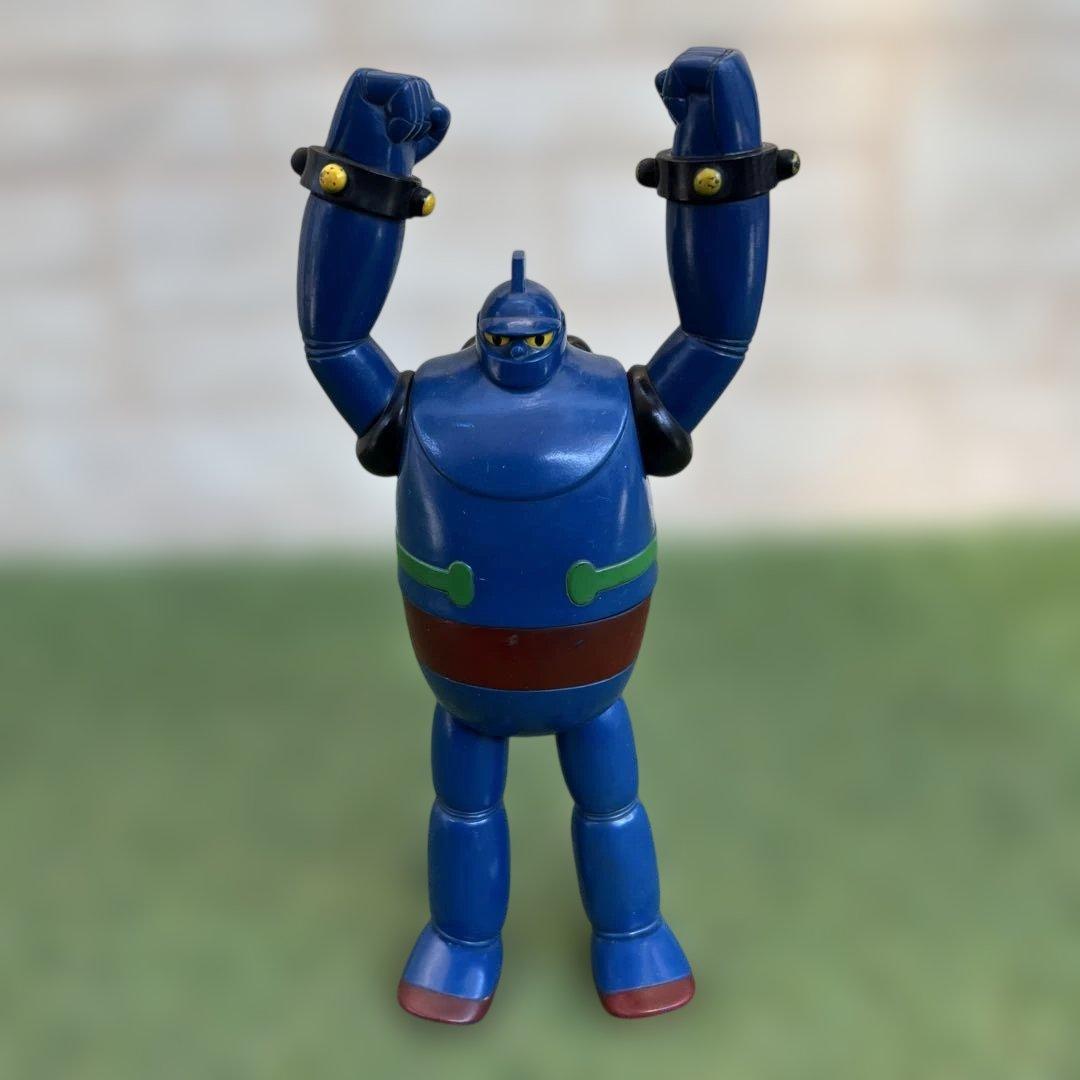 希少　バンダイ　鉄人28号ソフビ　20×15cm