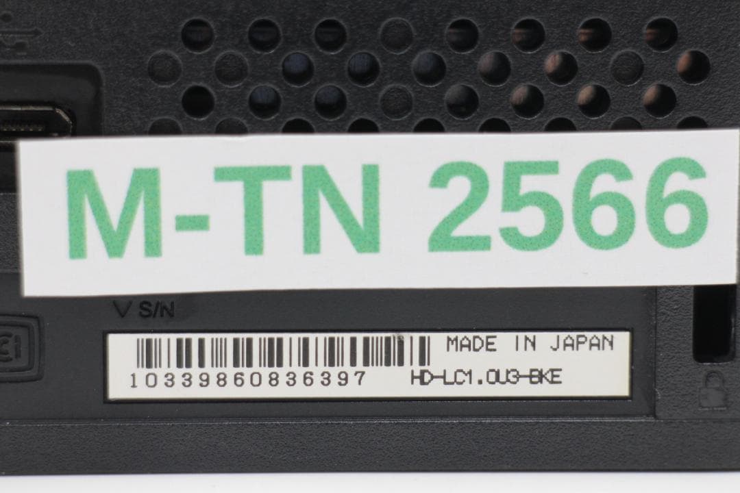 2566-BUFFALO 外付けHDD HD-LC1.0U3 1TB 12時間