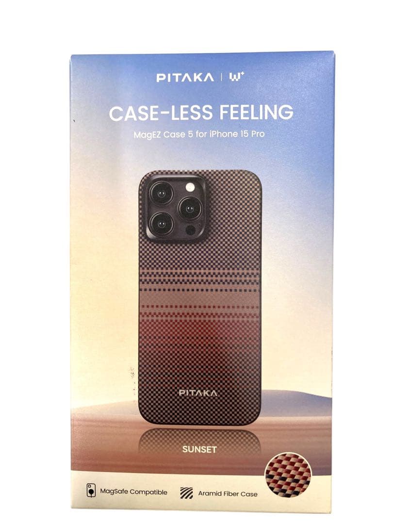 【開封・未使用】 PITAKA iPhone 15 Pro用 ケース アラミド