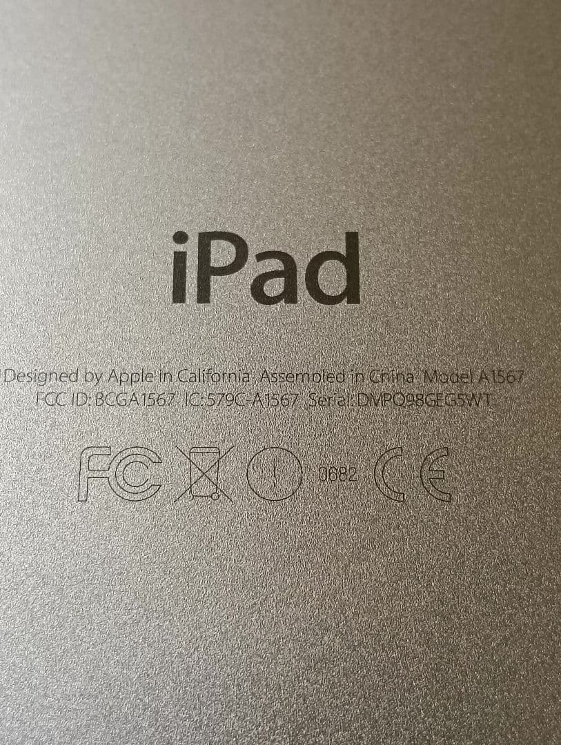 iPad air 第2世代 バッテリー89%