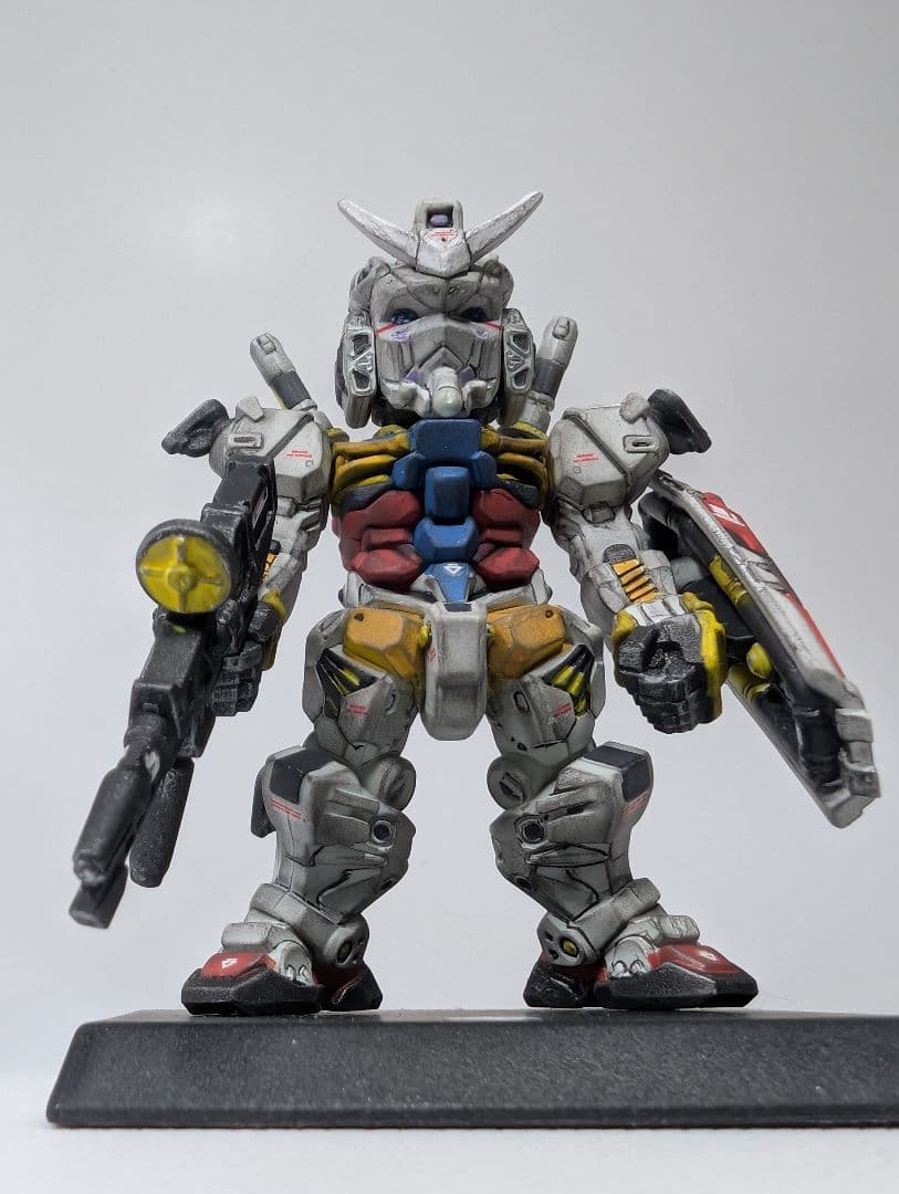 ガンダムコンバージ 白いガンダム 部分塗装　リペイント　converge