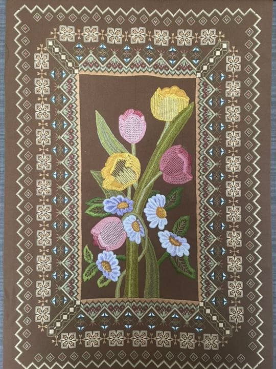 刺繍 壁掛け ハンドメイド