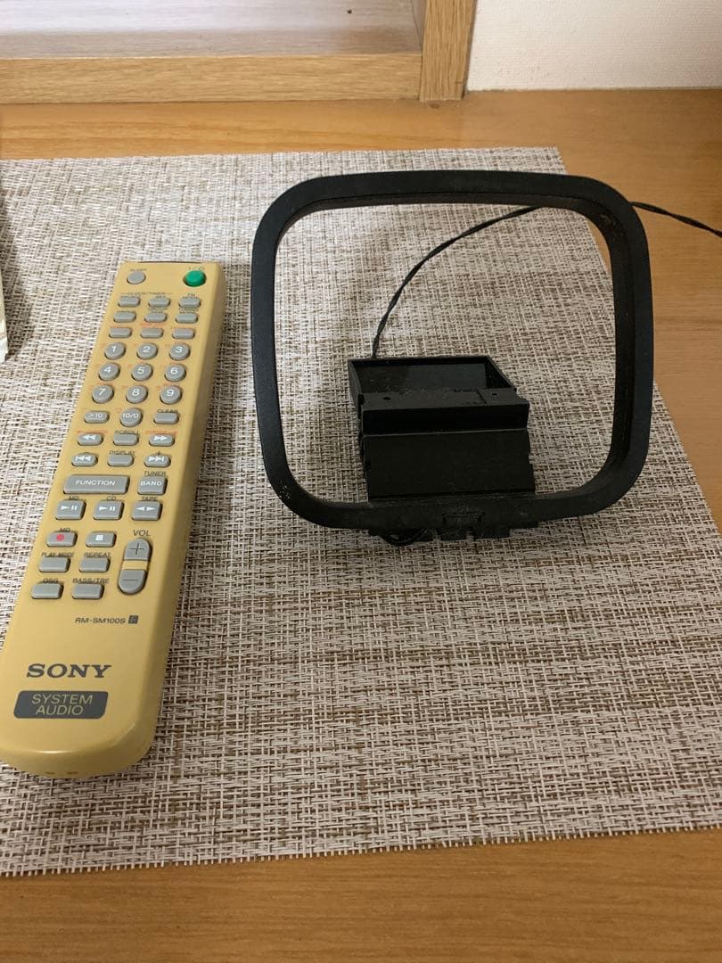 SONY ミニコンポ CMT-M100 モカシルバー　訳あり