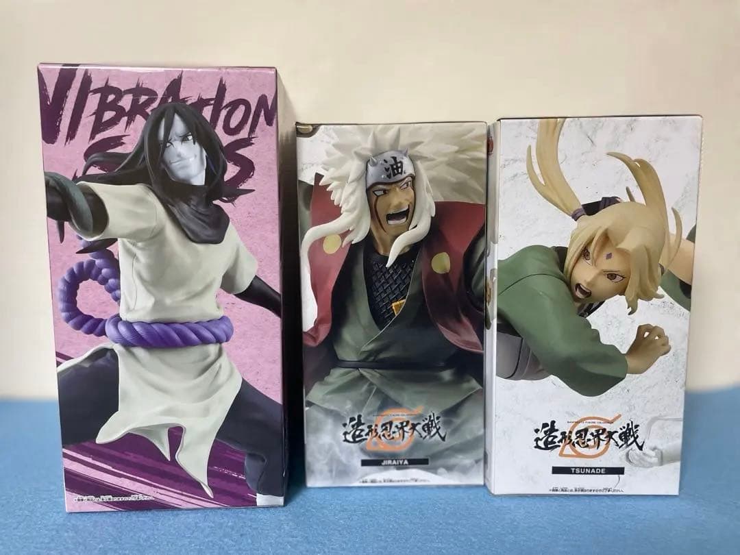 NARUTO ナルト 造形忍界大戦 綱手 自来也 大蛇丸 伝説の三忍 フィギュア