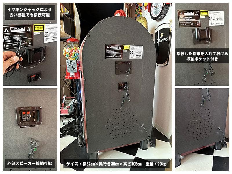 ジュークボックス コカ・コーラブランド Bluetooth CDプレーヤー