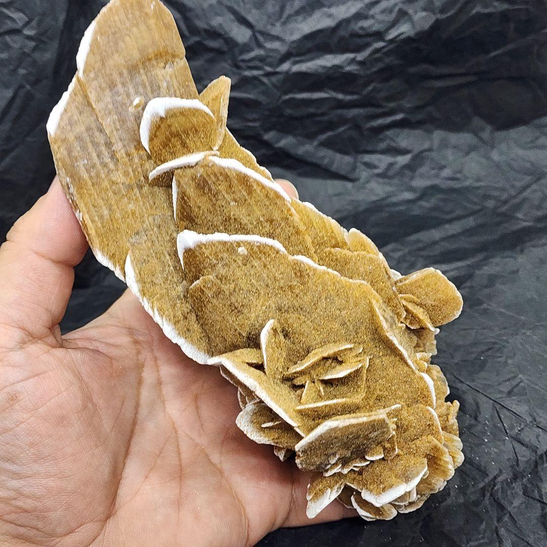 天然石 砂漠ローズ 美しいローズ状結晶 約16cm