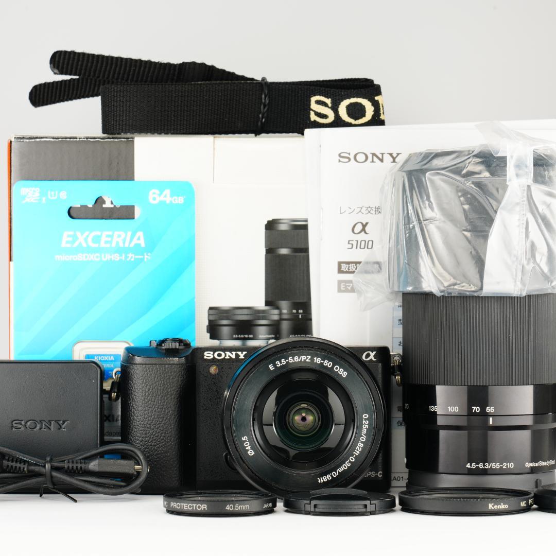 美品 SONY α5100 Wズーム 子供の一瞬を逃さない 世界最速AF 267