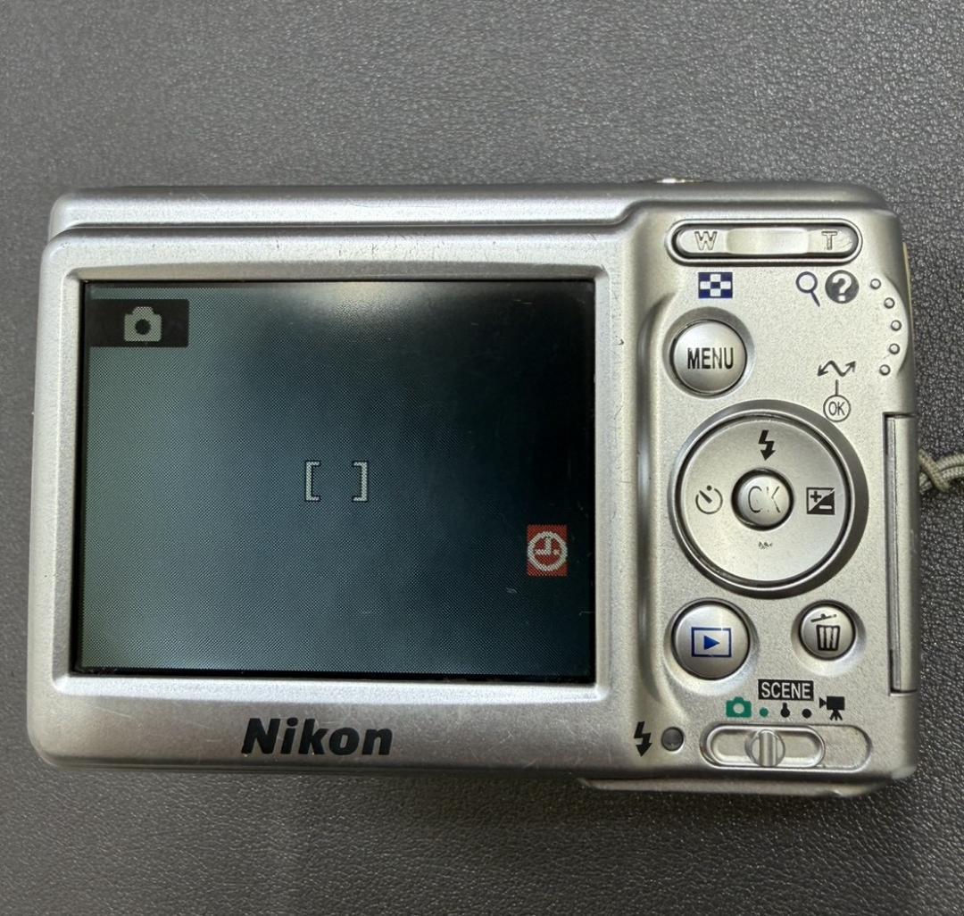 【動作OK】ニコン COOLPIX L12 箱SD付 オールドデジカメ・エモい