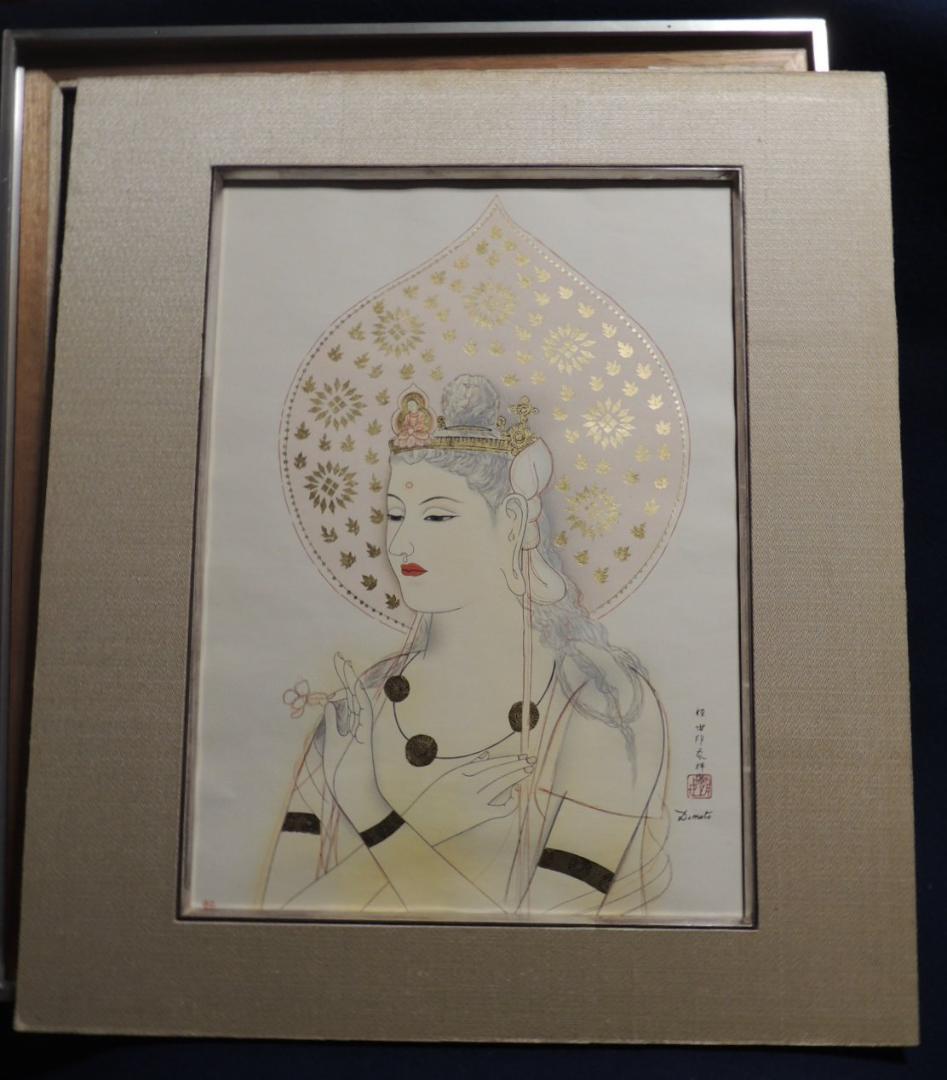【模写】リトグラフ？「聖女観音」堂本印象
