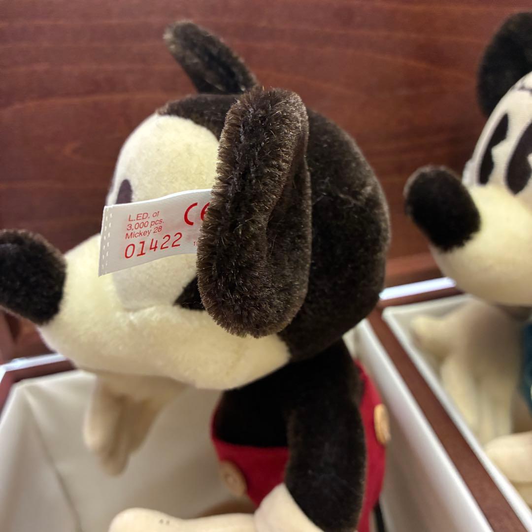 シュタイフ　Steiff 　ディズニー　ミッキーミニー　ドール　70周年　限定