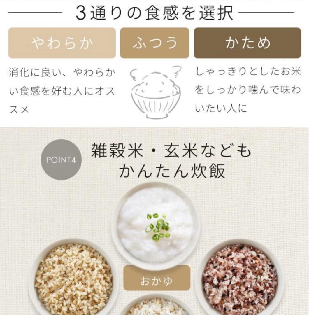 IRIS OHYAMA 極厚鋼釜 3合炊き炊飯器
