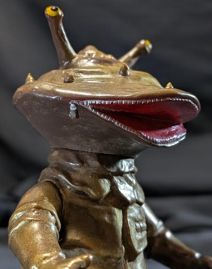 カネゴン「ウルトラQ」登場怪獣（ヤモマーク）ソフビフィギュア